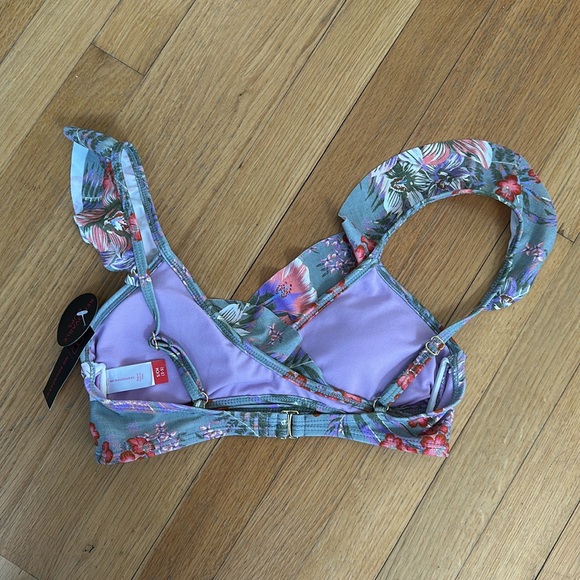 No Boundaries Two-Piece Swimsuit With Tropical Motif - Picture 5 of 9